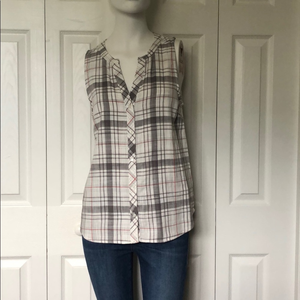 Joie Tank Plaid